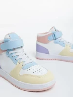Pantofi sport copii roz din piele ecologica Yoda