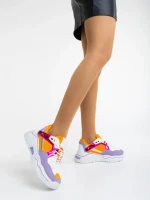 Pantofi sport dama mov din piele ecologica Kamea