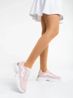 Pantofi sport dama roz din material textil Nimue