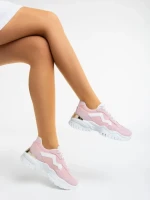Pantofi sport dama roz din material textil Nimue