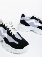 Pantofi sport dama gri din material textil Nimue