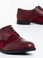 Pantofi dama grena din piele eologica Briar