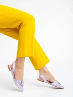 Pantofi dama mov din material textil Jenita