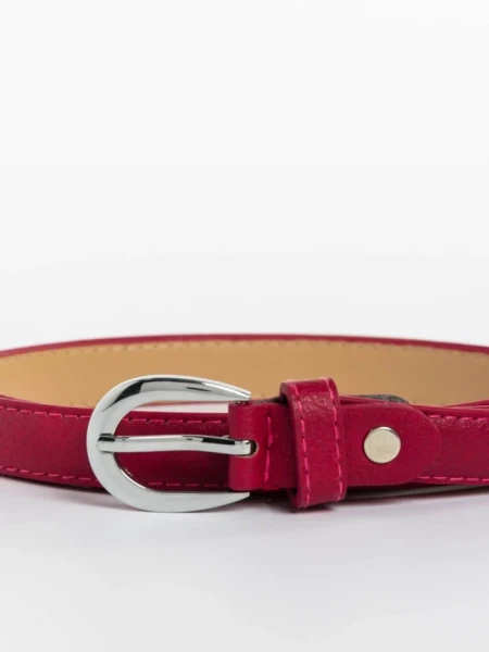 Curea dama fucsia din piele ecologica Belina