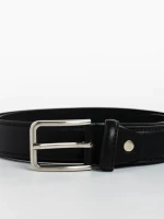 Curea barbati neagra din piele ecologica Catello