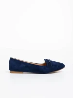 Mocasini dama albastri din material textil Ritanya