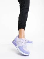 Pantofi sport dama mov din material textil Laraine