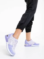 Pantofi sport dama mov din material textil Laraine