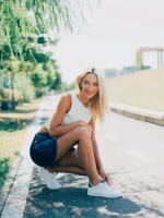Pantofi sport dama albi cu verde din piele ecologica Rasine
