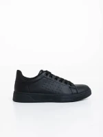 Pantofi sport dama negri din piele ecologica Rasine
