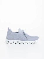 Pantofi sport dama gri din material textil Romeesa