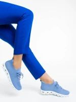 Pantofi sport dama albastri din material textil Romeesa