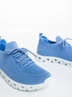 Pantofi sport dama albastri din material textil Romeesa