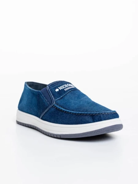 Espadrile barbati albastri din material textil Marcos