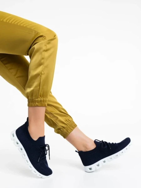Pantofi sport dama navy din material textil Romeesa