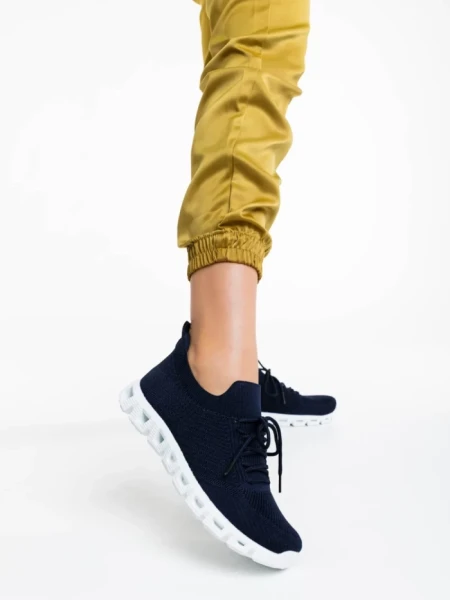 Pantofi sport dama navy din material textil Romeesa