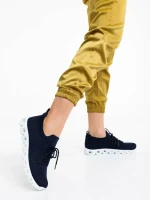 Pantofi sport dama navy din material textil Romeesa