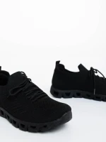 Pantofi sport dama negri din material textil Romeesa