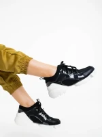 Pantofi sport dama negri material textil Sonia