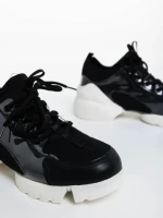 Pantofi sport dama negri material textil Sonia