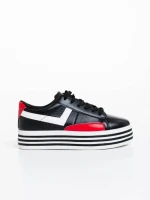 Pantofi sport dama negri din piele ecologica Gratiela