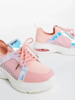 Pantofi sport dama roz din material textil Doina