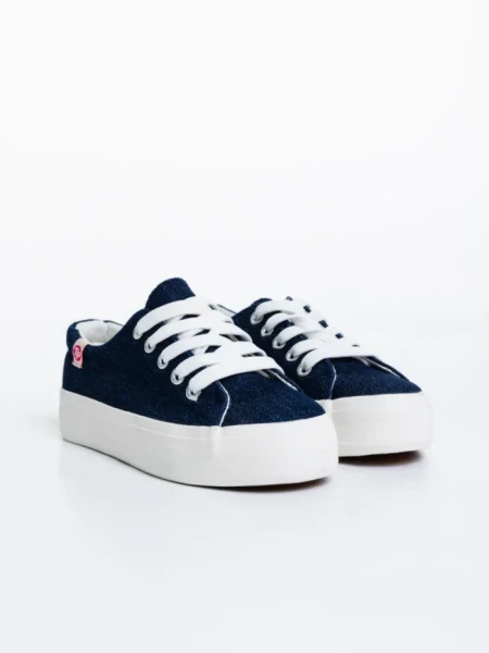 Tenisi copii jeans din material textil Codes