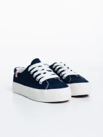 Tenisi copii jeans din material textil Codes