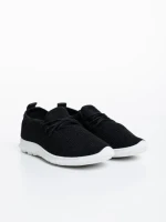 Pantofi sport copii negri din material textil Winda