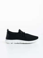 Pantofi sport copii negri din material textil Winda