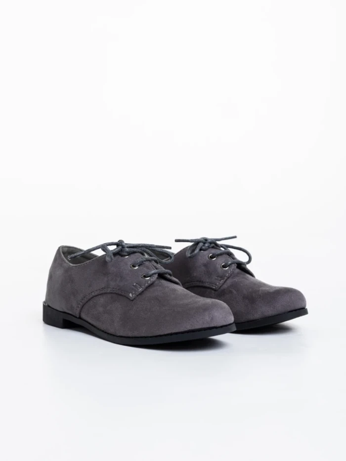 Pantofi copii gri din material textil Arguda