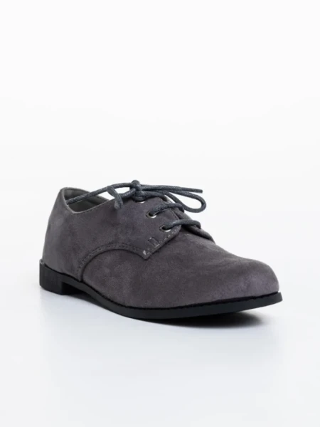 Pantofi copii gri din material textil Arguda