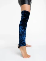Jambiere dama albastre din material textil Clodete