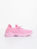 Pantofi sport dama roz inchis din material textil Jaylah