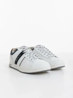 Pantofi sport barbati albi din piele ecologica Gared