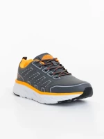 Pantofi sport barbati gri inchis din piele ecologica Rafferty