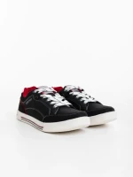 Pantofi sport barbati negri din material textil Victoriano