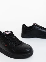 Pantofi sport dama negri din piele ecologica Delaney