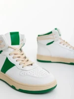 Pantofi sport dama verzi din piele ecologica Jocelin