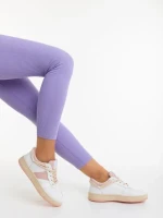 Pantofi sport dama roz din piele ecologica Petty