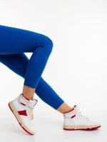 Pantofi sport dama rosii din piele ecologica Jocelin