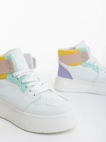Pantofi sport dama roz din piele ecologica Acilia