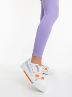Pantofi sport dama portocalii din piele ecologica Lowery