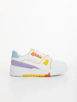 Pantofi sport dama galbeni din piele ecologica Lowery