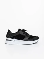 Pantofi sport dama negri din material textil Kurika