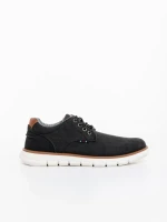Pantofi sport barbati negri din material textil  Alexie