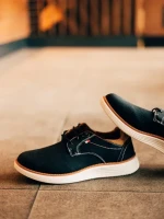 Pantofi sport barbati negri din piele ecologica Alonso