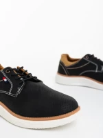 Pantofi sport barbati negri din piele ecologica Alonso