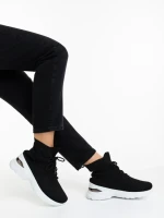 Pantofi sport dama negri din material textil Mariposa