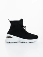 Pantofi sport dama negri din material textil Mariposa